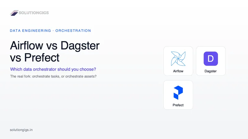 Airflow vs Dagster vs Prefect: Which Orchestrator to Choose