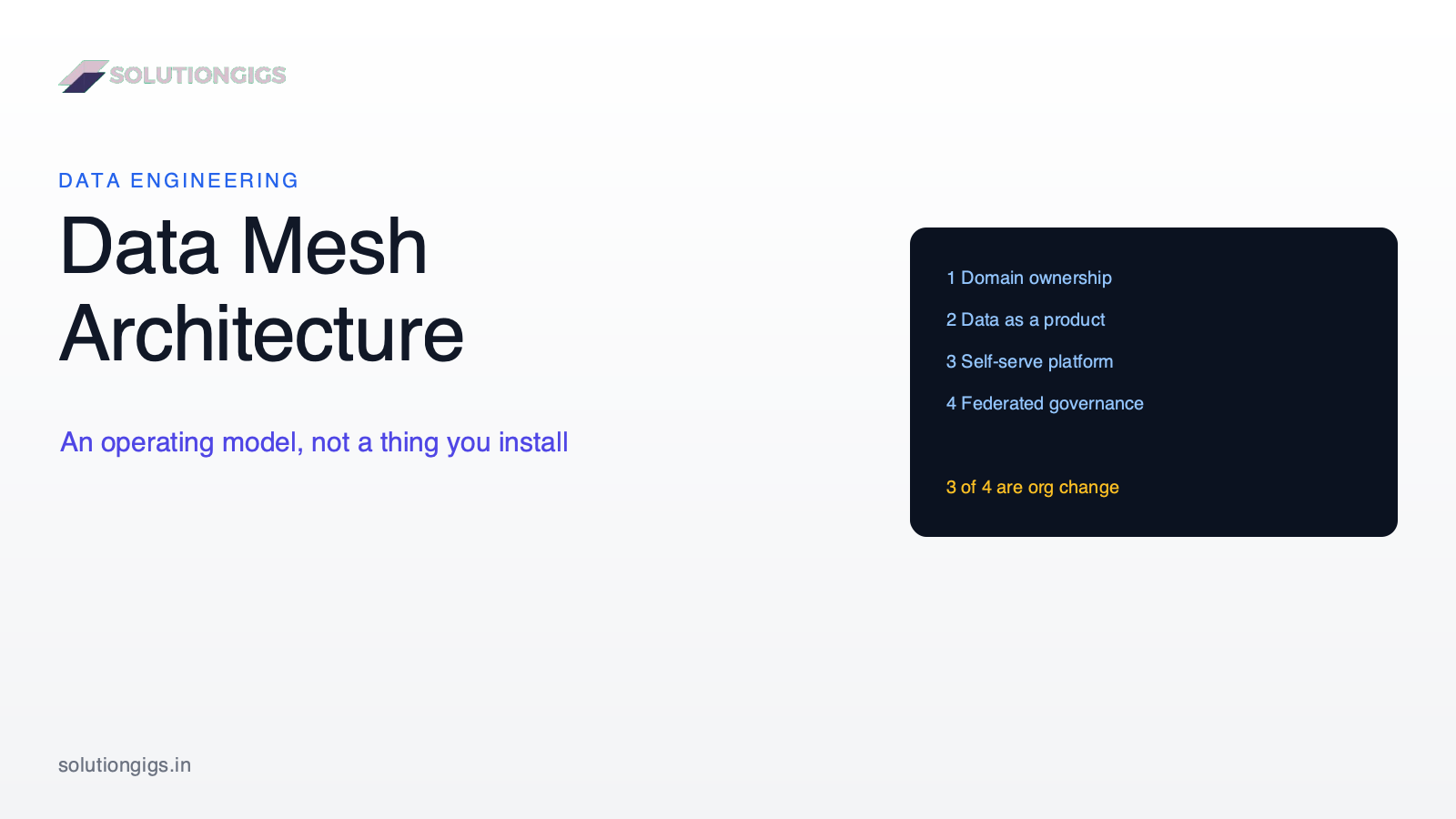Data Mesh Architecture: What It Is and When It Actually Works