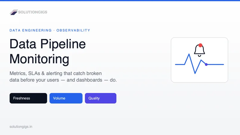 Data Pipeline Monitoring: The Complete Guide to Metrics, SLAs & Alerting