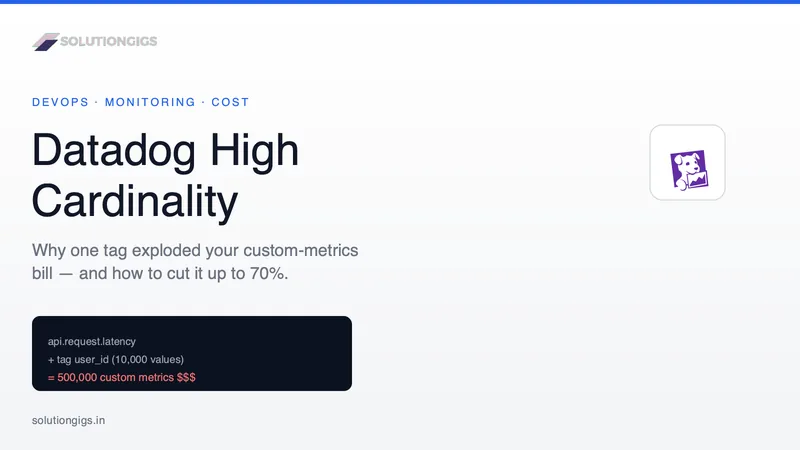 Datadog High Cardinality: Why Your Custom-Metrics Bill Exploded