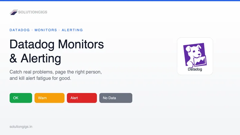 Datadog Monitors & Alerting: The Complete Guide