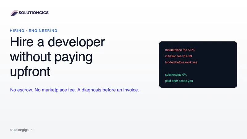 How to Hire a Developer Without Paying Upfront