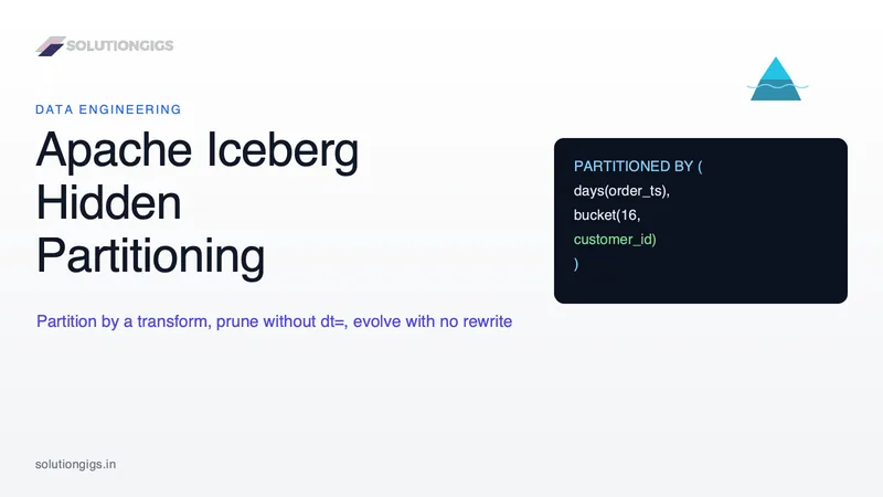 Apache Iceberg Hidden Partitioning: A Complete Guide