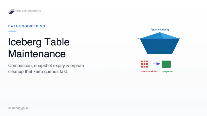 Apache Iceberg Table Maintenance: Compaction & Cleanup