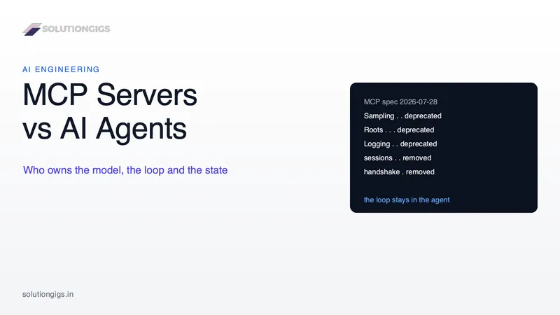 MCP Servers vs AI Agents: Who Owns the Agent Loop