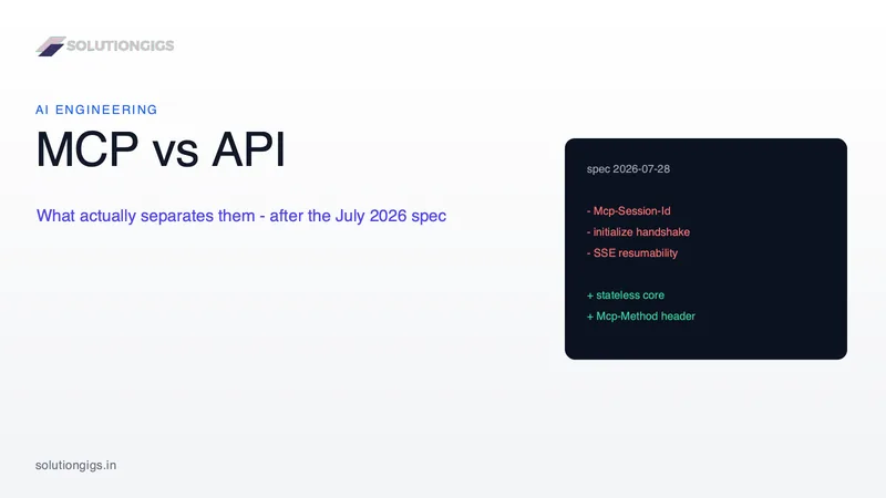 MCP vs API: What's Actually Different
