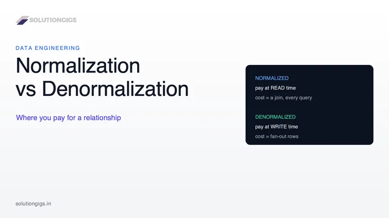 Normalization vs Denormalization: When to Break the Rules