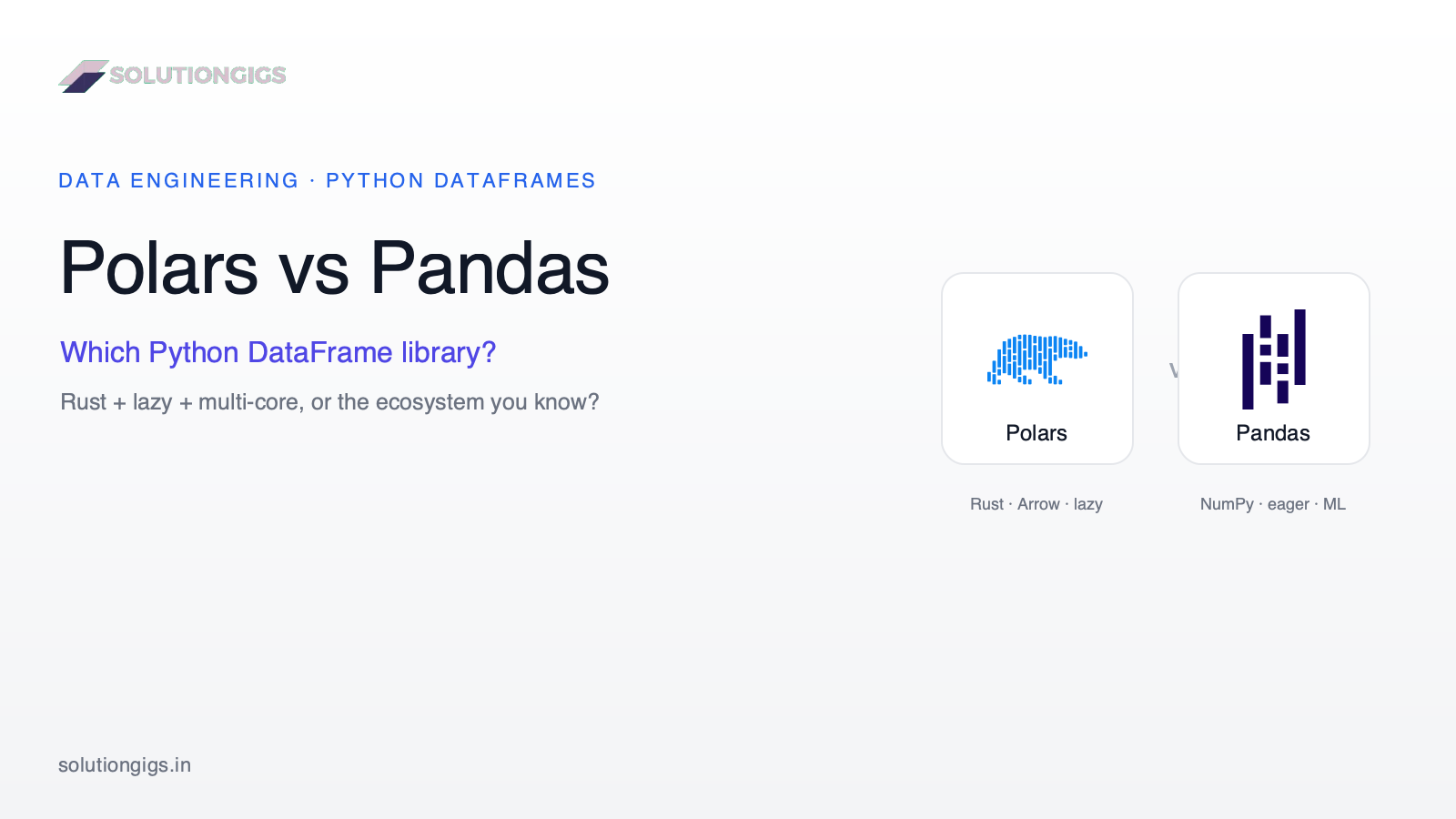 Polars vs Pandas: Which DataFrame Library to Use