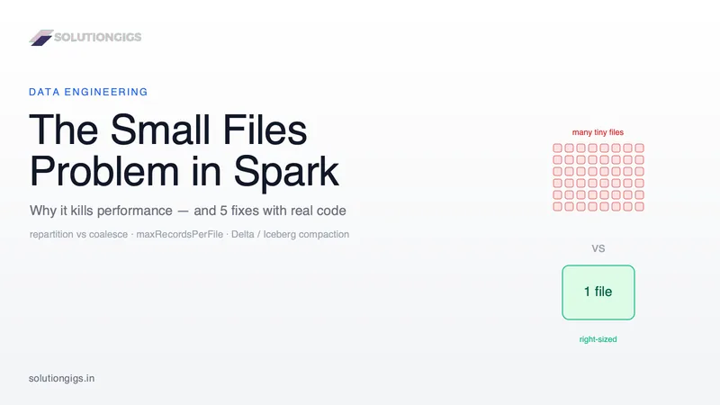 Spark Small Files Problem: Causes & How to Fix It