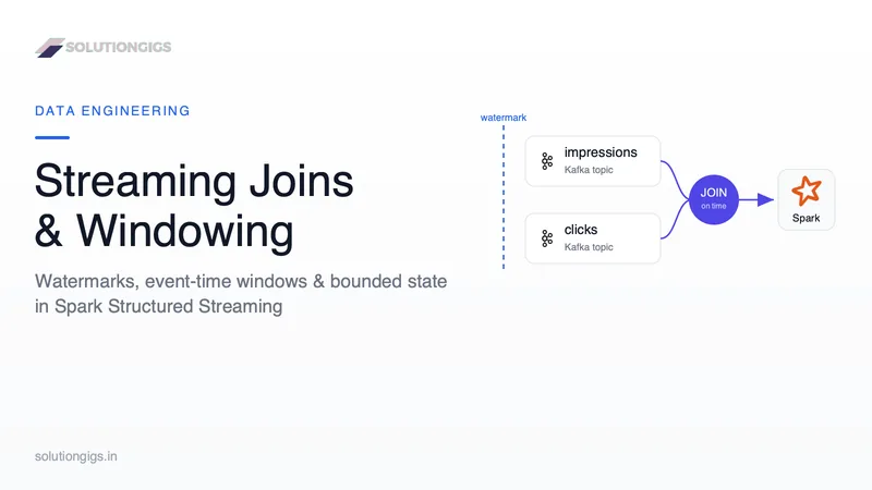 Streaming Joins & Windowing in Spark Structured Streaming