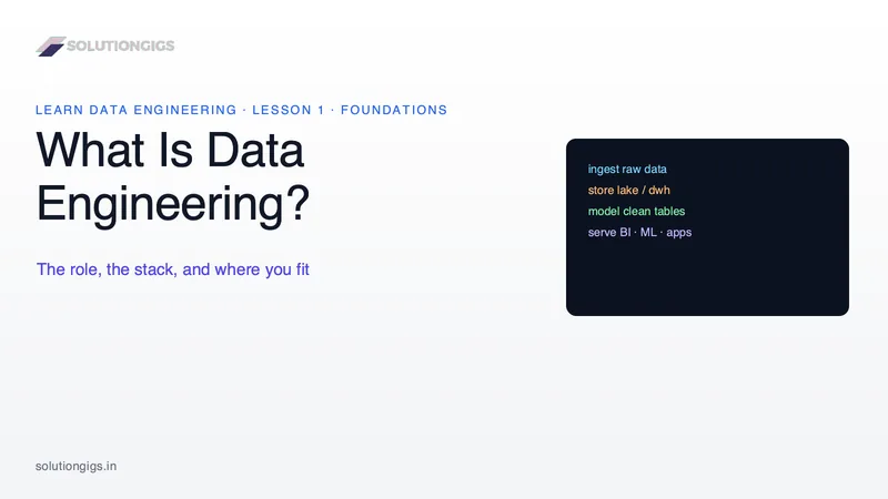 What Is Data Engineering? The Role Explained